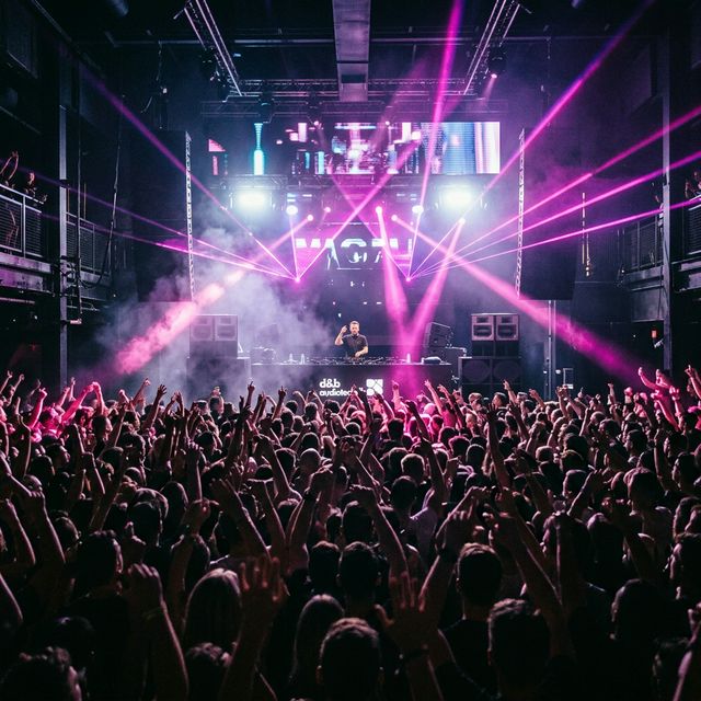 Crowd enjoying live DJ set at VIKINGS Club